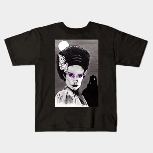 BRIDE OF FRANKENSTEIN Kids T-Shirt